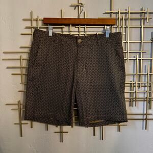 Ben Sherman Stretch Geometric Print Chino Shorts 32W